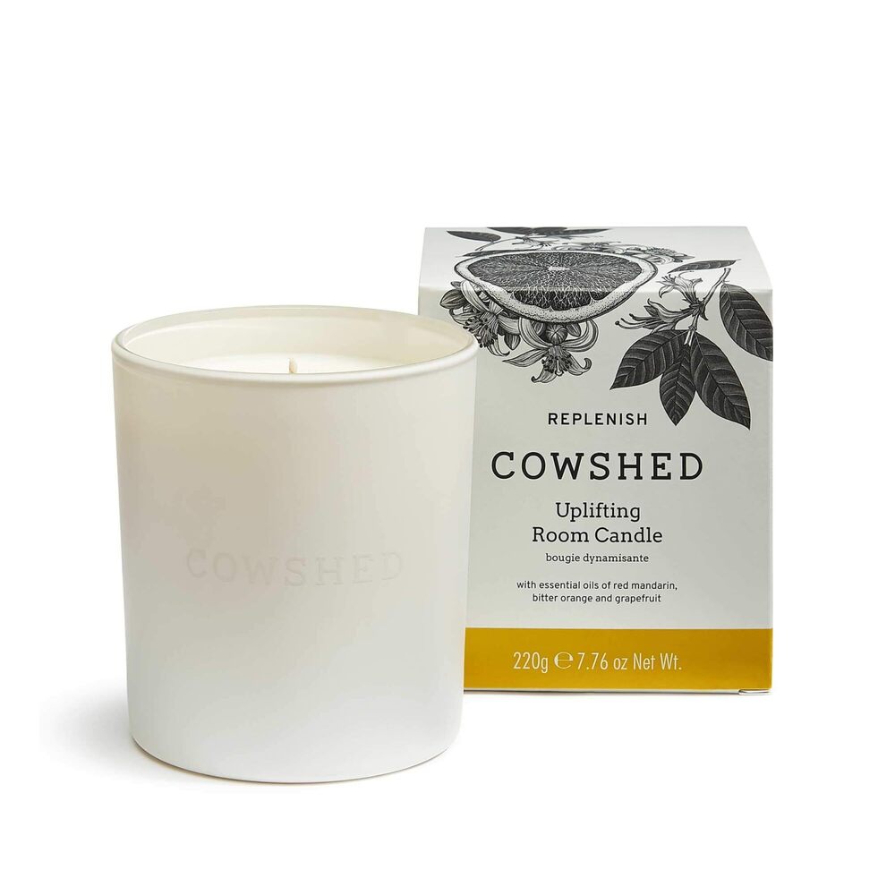 Cowshed Replenish Uplifting Bitter Orange & Grapefruit Room Candle, 220 g